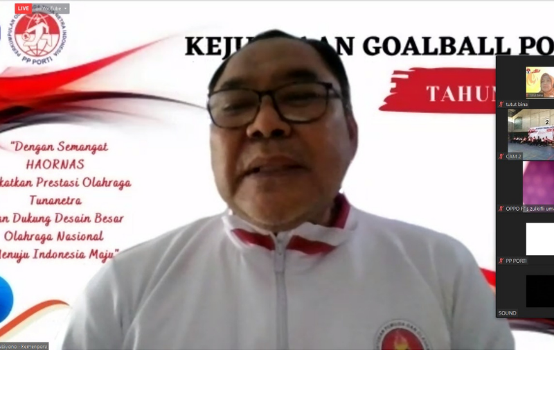 21 Tim Berkompetisi dalam Kejuaraan Goalball  yang Digelar Kemenpora-PORTI