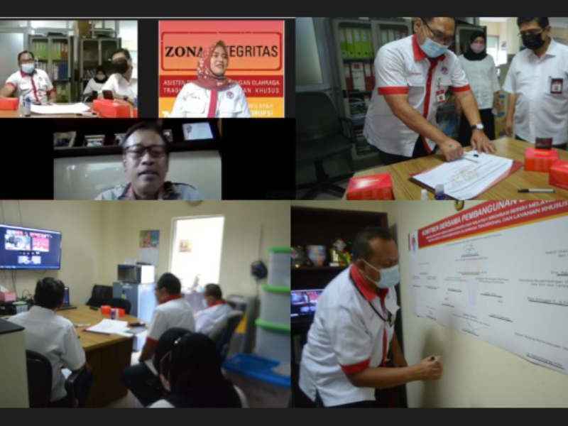 Pencanangan Zona Integritas Asisten Deputi Pengembangan Olahraga Tradisional dan Layanan Khusus (POTLAK) untuk Pelayanan yang Lebih Baik