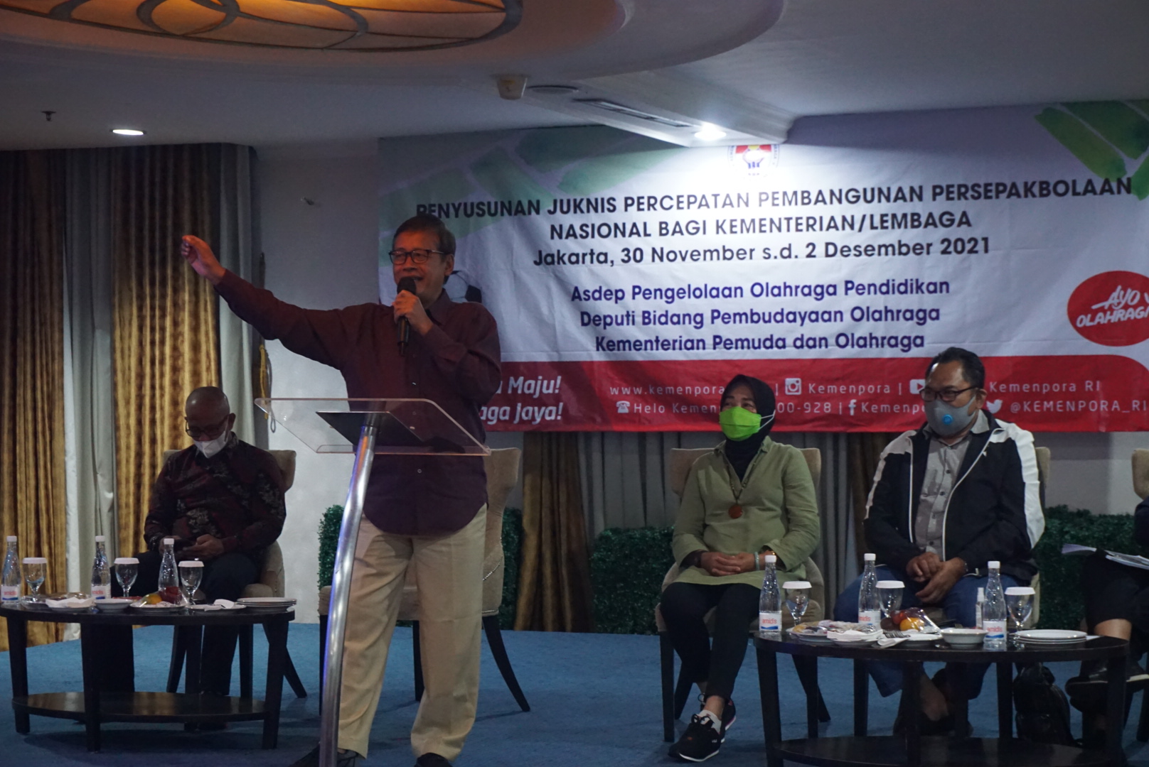 Kemenpora Siapkan Petunjuk Teknis Implementasi Inpres Percepatan Pembangunan Persepakbolaan Nasional bagi Kementerian/Lembaga