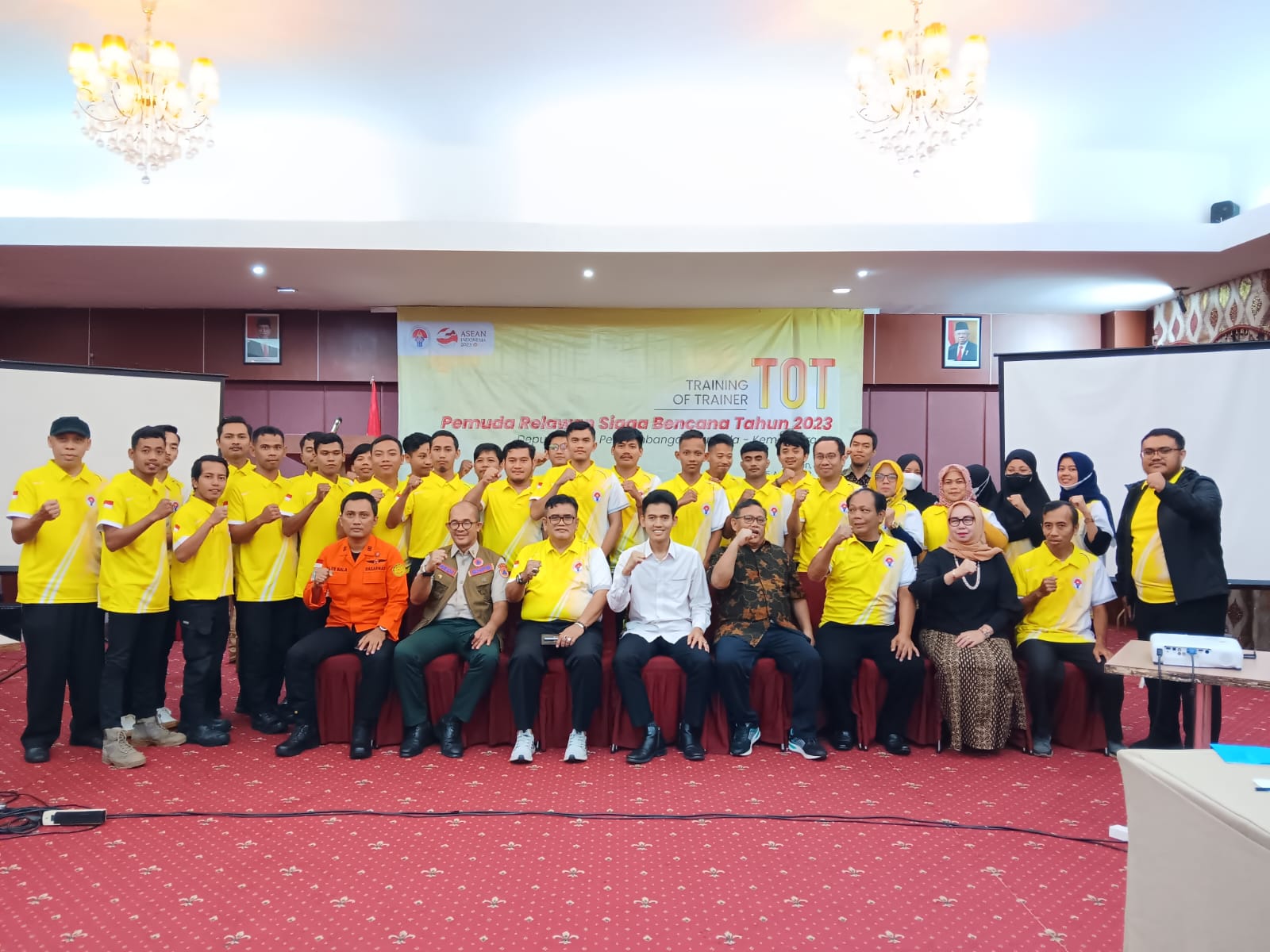 Kemenpora Berikan Pelatihan Pemuda Relawan Siaga Bencana Tahun 2023 di Banten