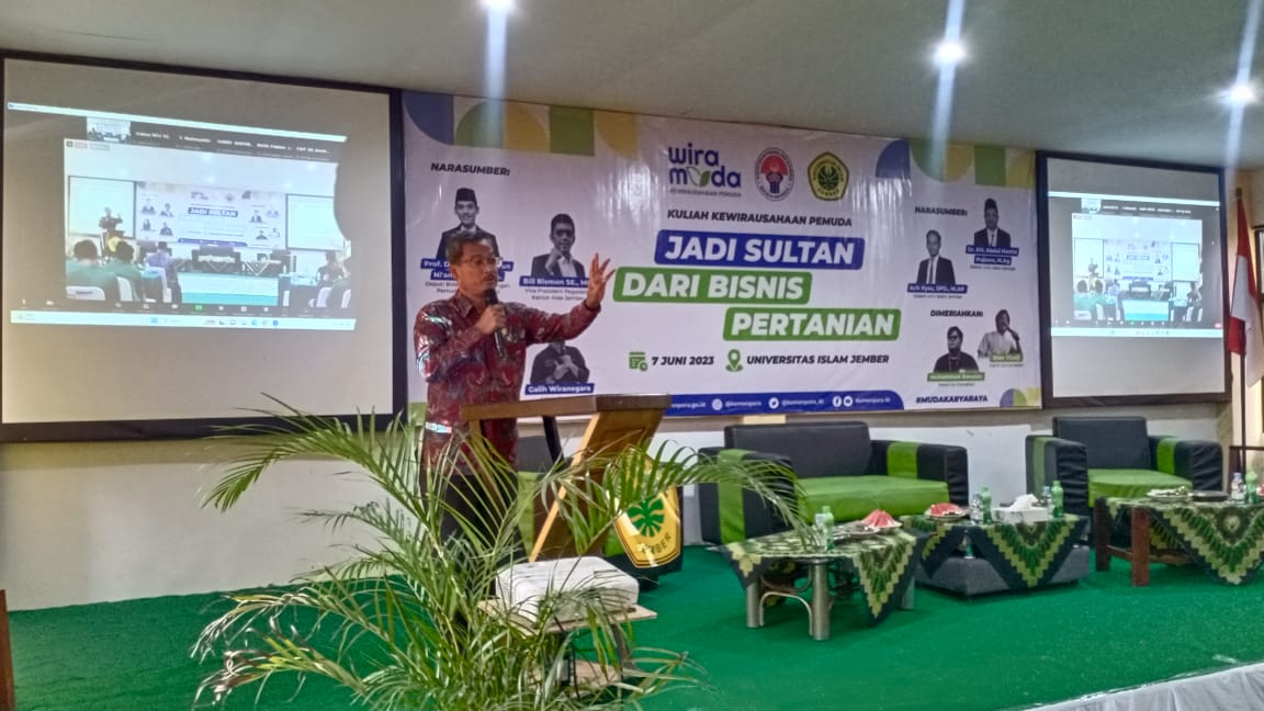 Adakan Kuliah Kewirausahaan Pemuda Di Universitas Islam Jember, Kemenpora Bentuk Pola Pikir Berwirausaha Untuk Mahasiswa