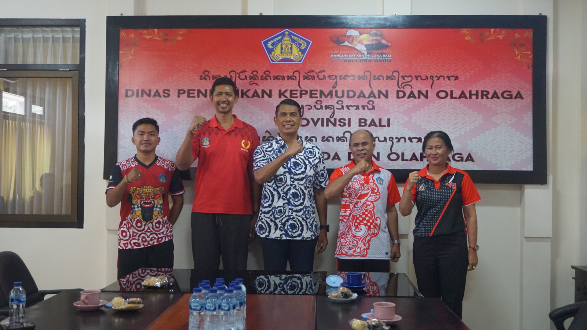 Kunjungi Disdikpora Provinsi Bali, Deputi Bidang Pembudayaan Olahraga Pantau Kondisi Sarana dan Prasarana Olahraga