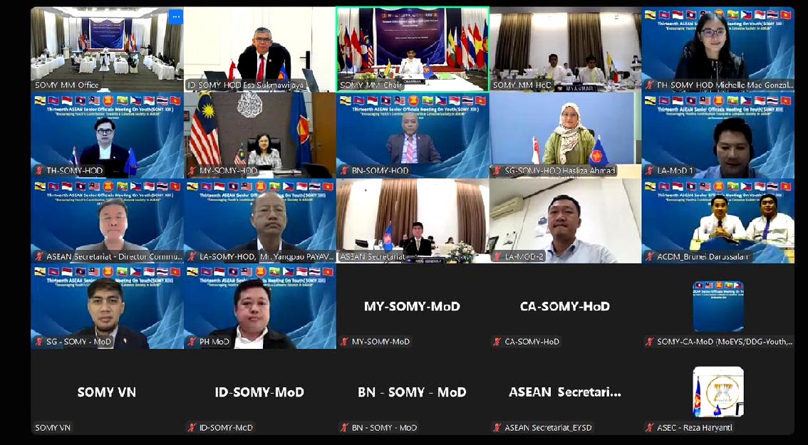 Pada Pertemuan SOMY XIII dan SOMY+3 XII, Delegasi Indonesia Laporkan AYIC 2023 Berkontribusi Membangun ASEAN Yang Aman, Damai dan Stabil