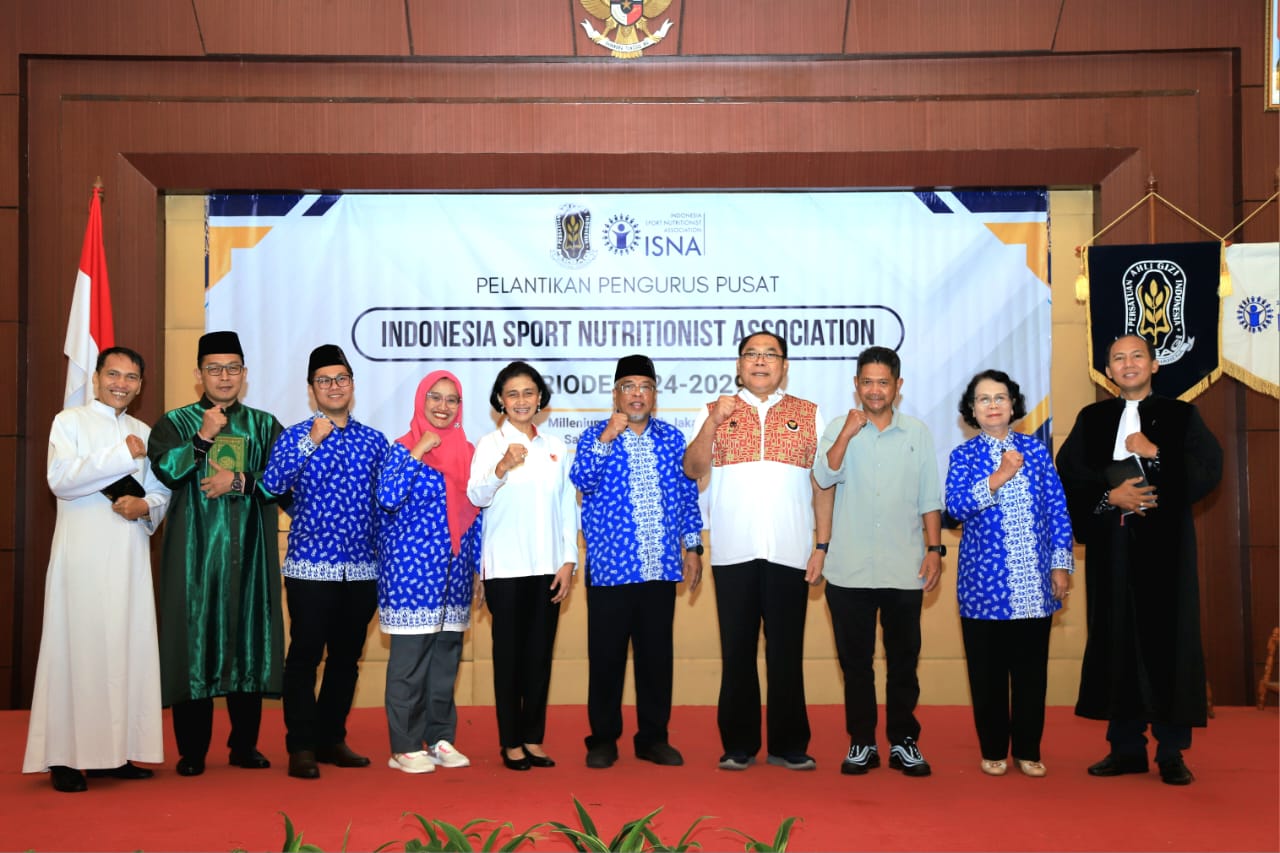 Tingkatkan Kebugaran Masyarakat dan Prestasi Olahraga, Kemenpora Dukung Aktivitas Persatuan Ahli Gizi Indonesia melalui ISNA