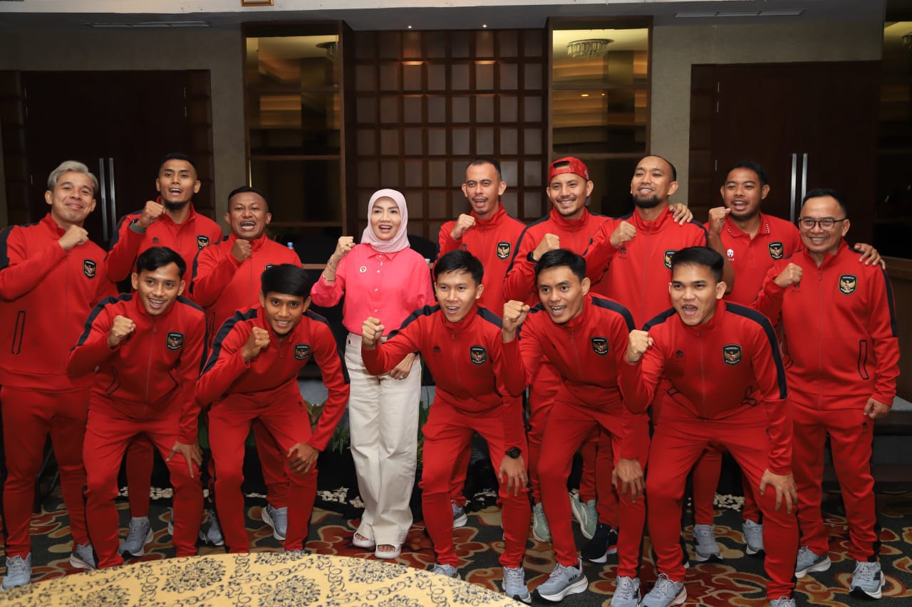 Kemenpora Lepas Timnas Minifootball Indonesia Menuju Piala Dunia di Azerbaijan