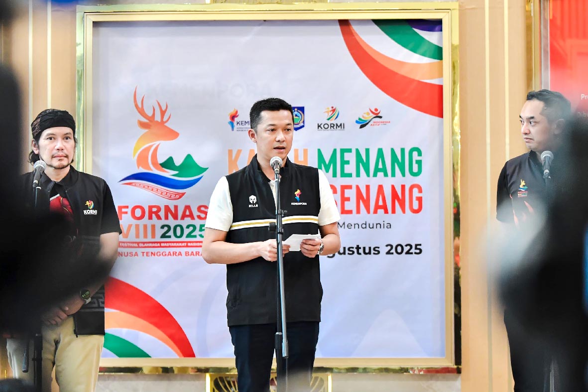 Libatkan 12 Ribu Pegiat Olahraga Masyarakat Se-Indonesia, Fornas VIII NTB Tahun 2025 Momentum Membudayakan Olahraga di Masyarakat