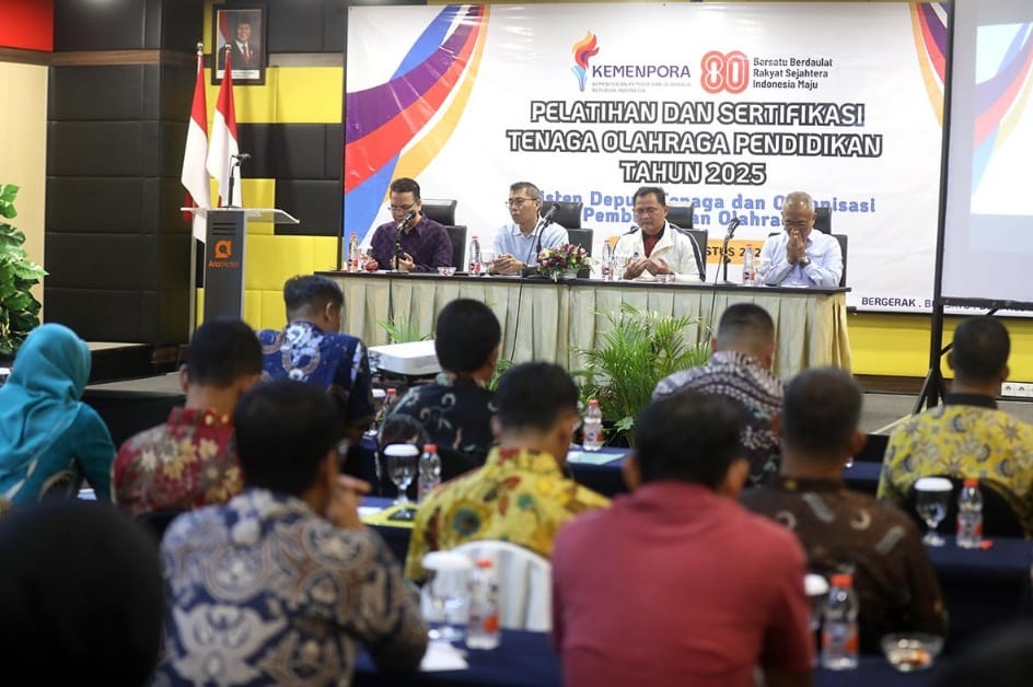 Gelar Pelatihan dan Sertifikasi Tenaga Olahraga Pendidikan, Kemenpora Dorong Pembudayaan Olahraga