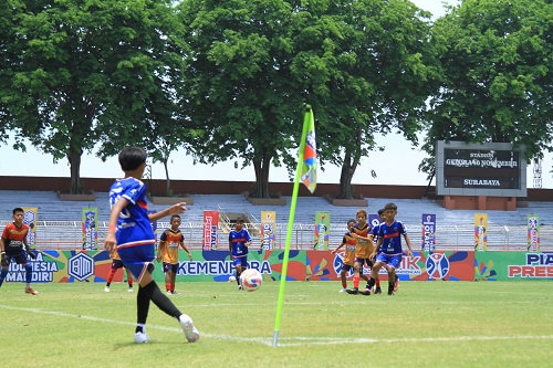 Semangat Muda di Lapangan Hijau, Piala Presiden U-12 2025 Resmi Bergulir di Surabaya