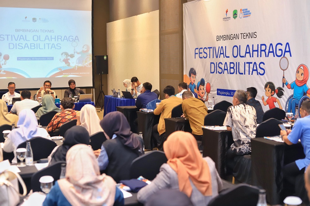 Bangun Ekosistem Inklusif, Kemenpora Gelar Bimtek Festival Olahraga Disabilitas 2025 di Kota Majalengka