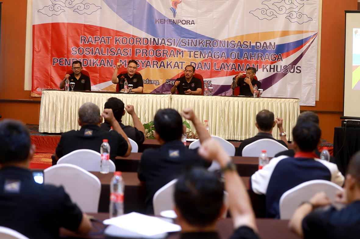 Kemenpora Integrasikan Standarisasi Pelatihan dan Sertifikasi Tenaga Pembudayaan Olahraga