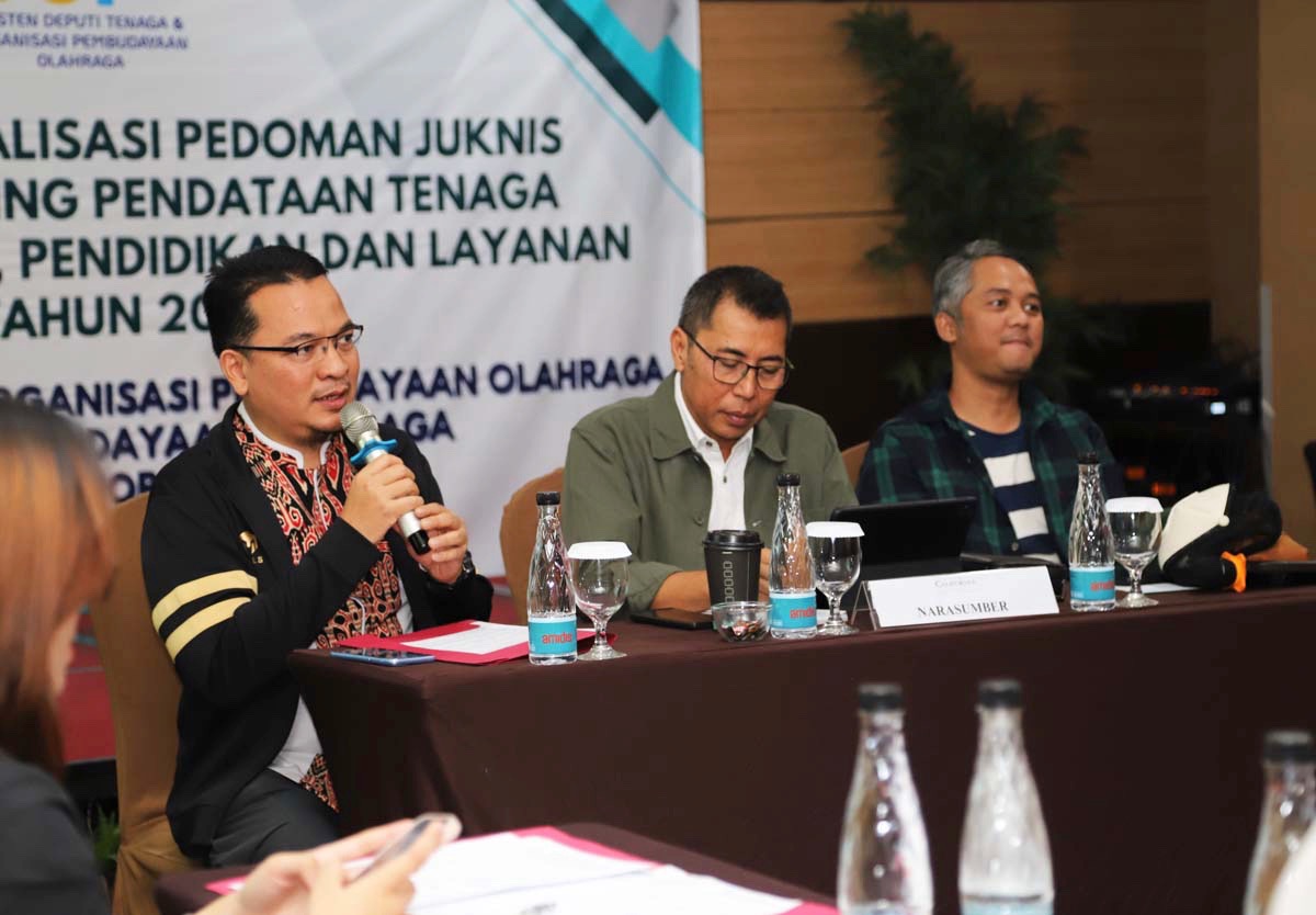Rangkaian Kegiatan Penyusunan Pedoman Juknis dan Monitoring Data Tenaga Olahraga