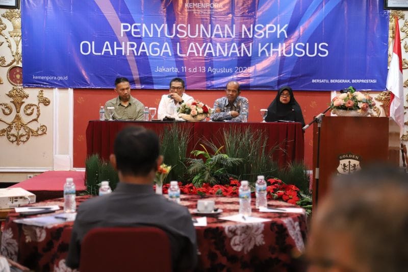 Penyusunan NSPK Olahraga Layanan Khusus Dorong Inklusi dan Akses Setara