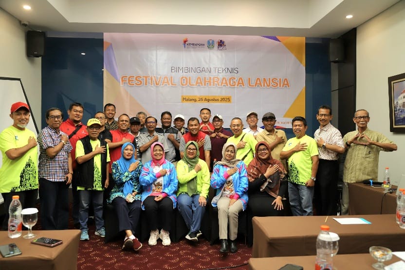 Menuju Festival Olahraga Lansia, Kemenpora Mantapkan Persiapan Lewat Bimtek di Malang