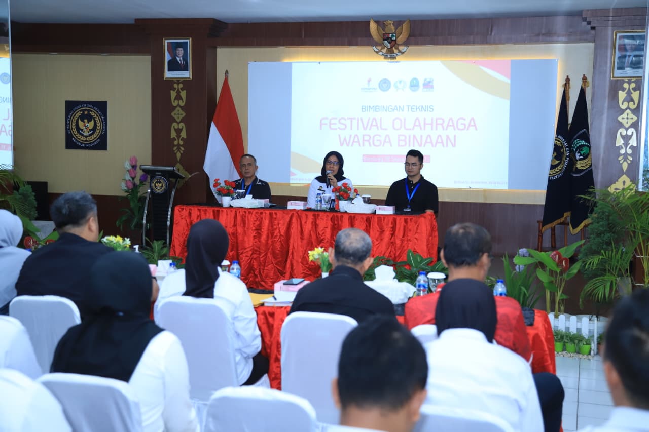 Bimtek Festival Olahraga Warga Binaan di Lapas Perempuan Kelas IIA Sukamiskin 2025