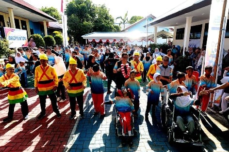 Ratusan Siswa SLB Meriahkan Festival Olahraga Disabilitas di Ternate